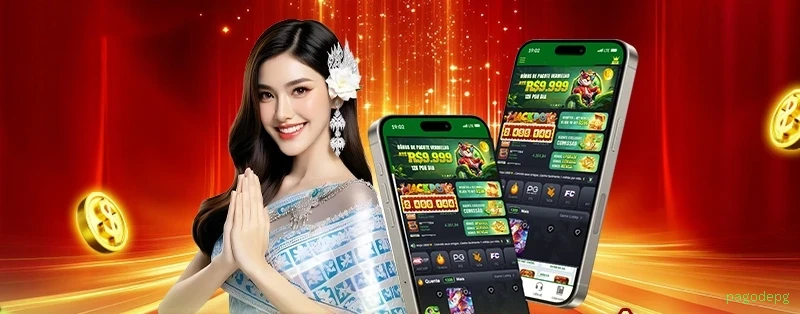 Comparação APP mobile vs versão web da pagodepg
